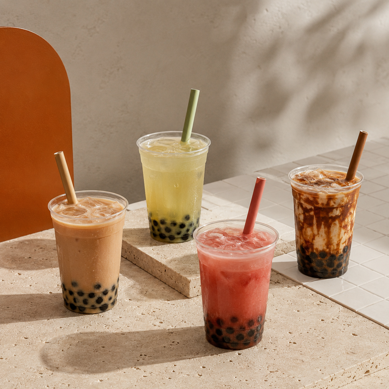 MIA Bubble 饮品与材质化的品牌产品触点
